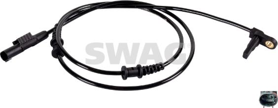 Swag 33 10 0511 - Датчик ABS, частота вращения колеса autodnr.net