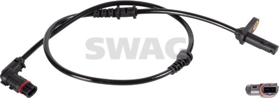 Swag 33 10 0514 - Датчик ABS, частота вращения колеса autodnr.net