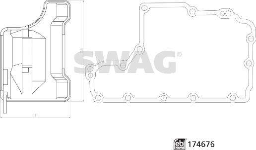 Swag 33 10 2327 - Гідрофільтри, автоматична коробка передач autocars.com.ua