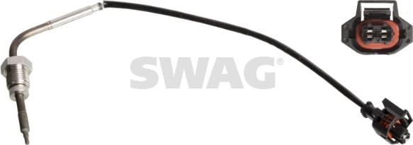 Swag 33 10 2489 - Датчик, температура вихлопних газів autocars.com.ua