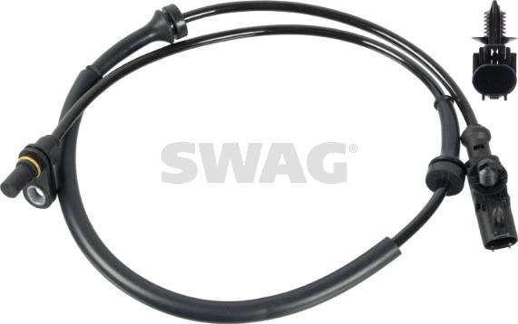 Swag 33 10 2545 - Датчик ABS, частота обертання колеса autocars.com.ua