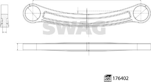 Swag 33 10 3517 - Важіль незалежної підвіски колеса autocars.com.ua