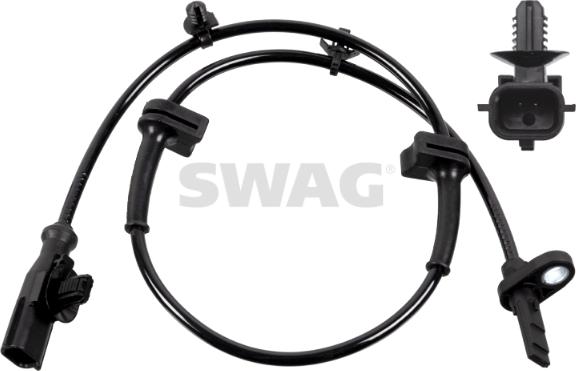 Swag 33 10 3771 - Датчик ABS, частота вращения колеса avtokuzovplus.com.ua