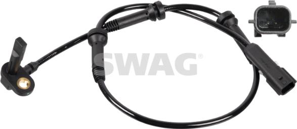 Swag 33 10 3841 - Датчик ABS, частота обертання колеса autocars.com.ua
