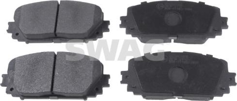 Swag 33 10 6397 - Гальмівні колодки, дискові гальма autocars.com.ua