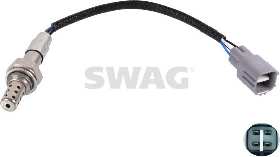 Swag 33 10 6766 - Лямбда-зонд autocars.com.ua