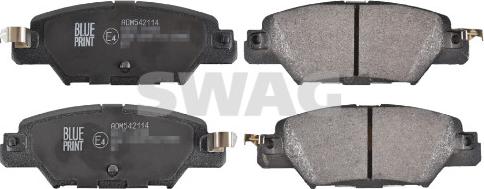 Swag 33 10 7260 - Гальмівні колодки, дискові гальма autocars.com.ua