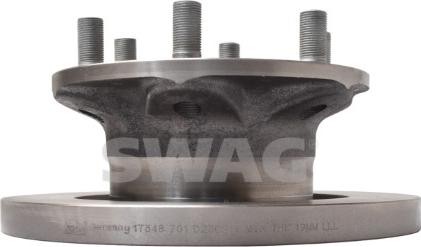 Swag 33 10 7400 - Гальмівний диск autocars.com.ua