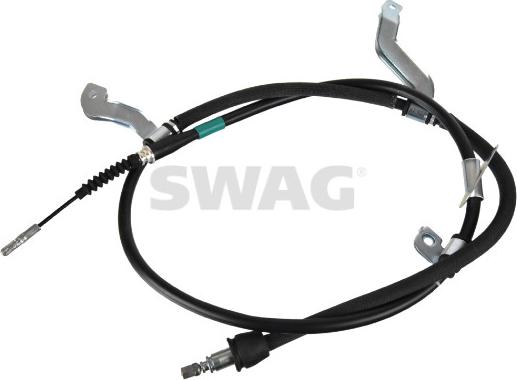 Swag 33 10 7498 - Трос, гальмівна система autocars.com.ua