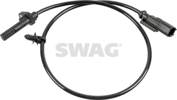 Swag 33 10 8710 - Датчик ABS, частота вращения колеса avtokuzovplus.com.ua