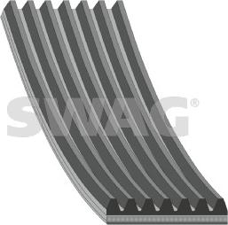 Swag 33 10 8871 - Поликлиновой ремінь autocars.com.ua