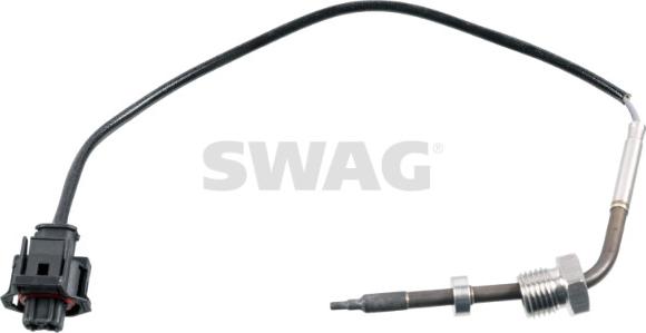 Swag 33 10 9233 - Датчик, температура вихлопних газів autocars.com.ua