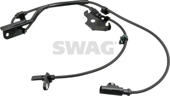 Swag 33 10 9744 - Датчик ABS, частота обертання колеса autocars.com.ua