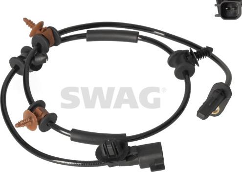 Swag 33 11 0572 - Датчик ABS, частота обертання колеса autocars.com.ua