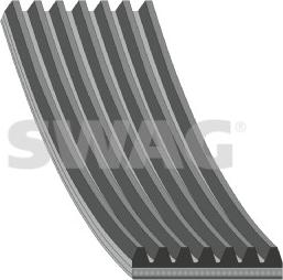 Swag 33 11 0712 - Поликлиновой ремінь autocars.com.ua