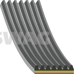 Swag 33 11 0878 - Поликлиновой ремінь autocars.com.ua