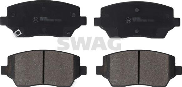 Swag 33 11 1252 - Гальмівні колодки, дискові гальма autocars.com.ua