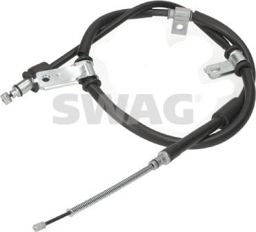 Swag 33 11 1280 - Трос, гальмівна система autocars.com.ua