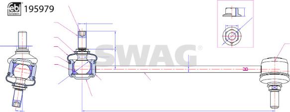 Swag 33 11 1934 - Тяга / стійка, стабілізатор autocars.com.ua