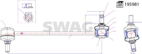 Swag 33 11 1936 - Тяга / стійка, стабілізатор autocars.com.ua