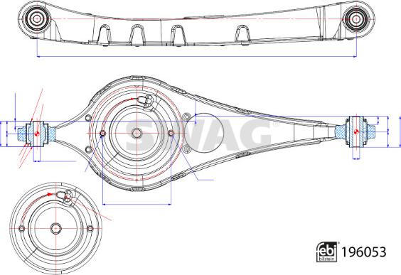 Swag 33 11 1960 - Важіль незалежної підвіски колеса autocars.com.ua