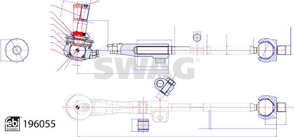 Swag 33 11 1962 - Поперечна рульова тяга autocars.com.ua