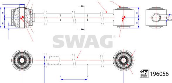 Swag 33 11 1963 - Тяга / стійка, підвіска колеса autocars.com.ua