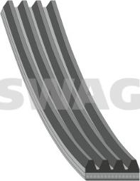 Swag 33 11 2321 - Поликлиновой ремінь autocars.com.ua