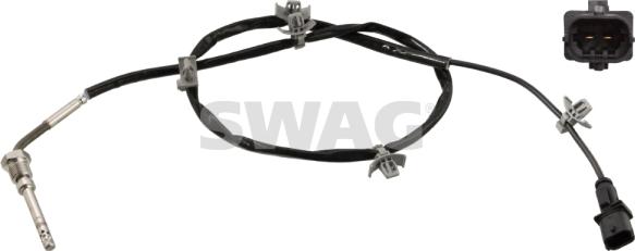 Swag 40 10 0841 - Датчик, температура вихлопних газів autocars.com.ua