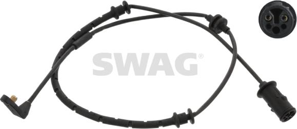 Swag 40 91 7489 - Сигнализатор, износ тормозных колодок autodnr.net