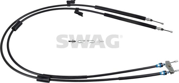 Swag 50 10 1801 - Трос, гальмівна система autocars.com.ua