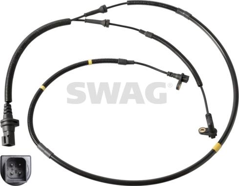 Swag 50 10 6675 - Датчик ABS, частота обертання колеса autocars.com.ua