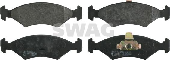 Swag 50 91 6040 - Тормозные колодки, дисковые, комплект avtokuzovplus.com.ua