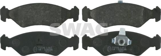 Swag 50 91 6042 - Гальмівні колодки, дискові гальма autocars.com.ua