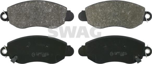 Swag 50 91 6425 - Тормозные колодки, дисковые, комплект avtokuzovplus.com.ua