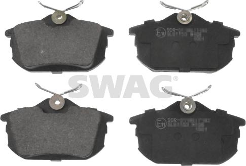 Swag 55 91 6207 - Гальмівні колодки, дискові гальма autocars.com.ua
