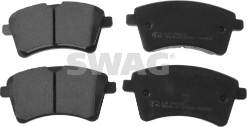 Swag 60 11 6184 - Колодка тормозная передняя 60116184 SWAG autodnr.net
