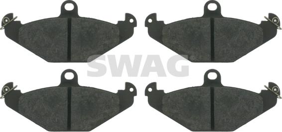 Swag 60 91 6403 - Тормозные колодки, дисковые, комплект avtokuzovplus.com.ua