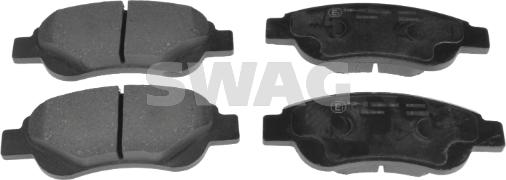 Swag 62 91 6589 - Гальмівні колодки, дискові гальма autocars.com.ua