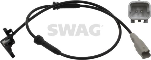 Swag 62 93 7781 - Датчик ABS, частота обертання колеса autocars.com.ua