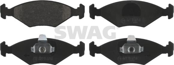 Swag 70 91 6855 - Гальмівні колодки, дискові гальма autocars.com.ua