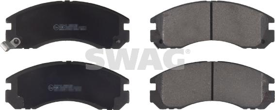 Swag 80 91 6776 - Тормозные колодки, дисковые, комплект avtokuzovplus.com.ua