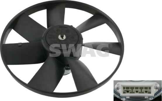 Swag 99 90 6993 - Вентилятор, охолодження двигуна autocars.com.ua