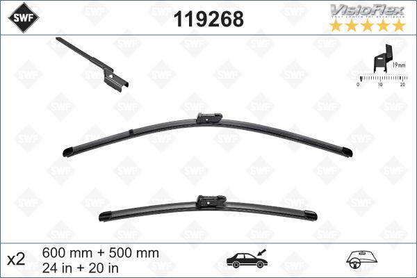 SWF 119268 - Щетка стеклоочистителя autodnr.net