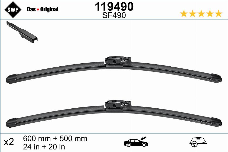 SWF 119490 - Щетка стеклоочистителя autodnr.net