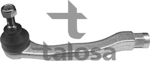 Talosa 42-02724 - Наконечник рульової тяги, кульовий шарнір autocars.com.ua