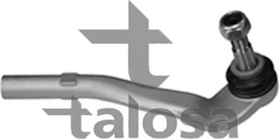 Talosa 42-07893 - Наконечник рульової тяги, кульовий шарнір autocars.com.ua