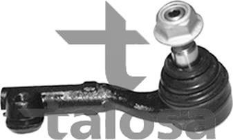 Talosa 42-09087 - Наконечник рульової тяги, кульовий шарнір autocars.com.ua