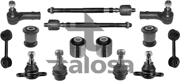 Talosa 49-03698 - Комплектующее руля, подвеска колеса avtokuzovplus.com.ua