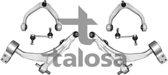 Talosa 49-06283 - Комплектующее руля, подвеска колеса avtokuzovplus.com.ua